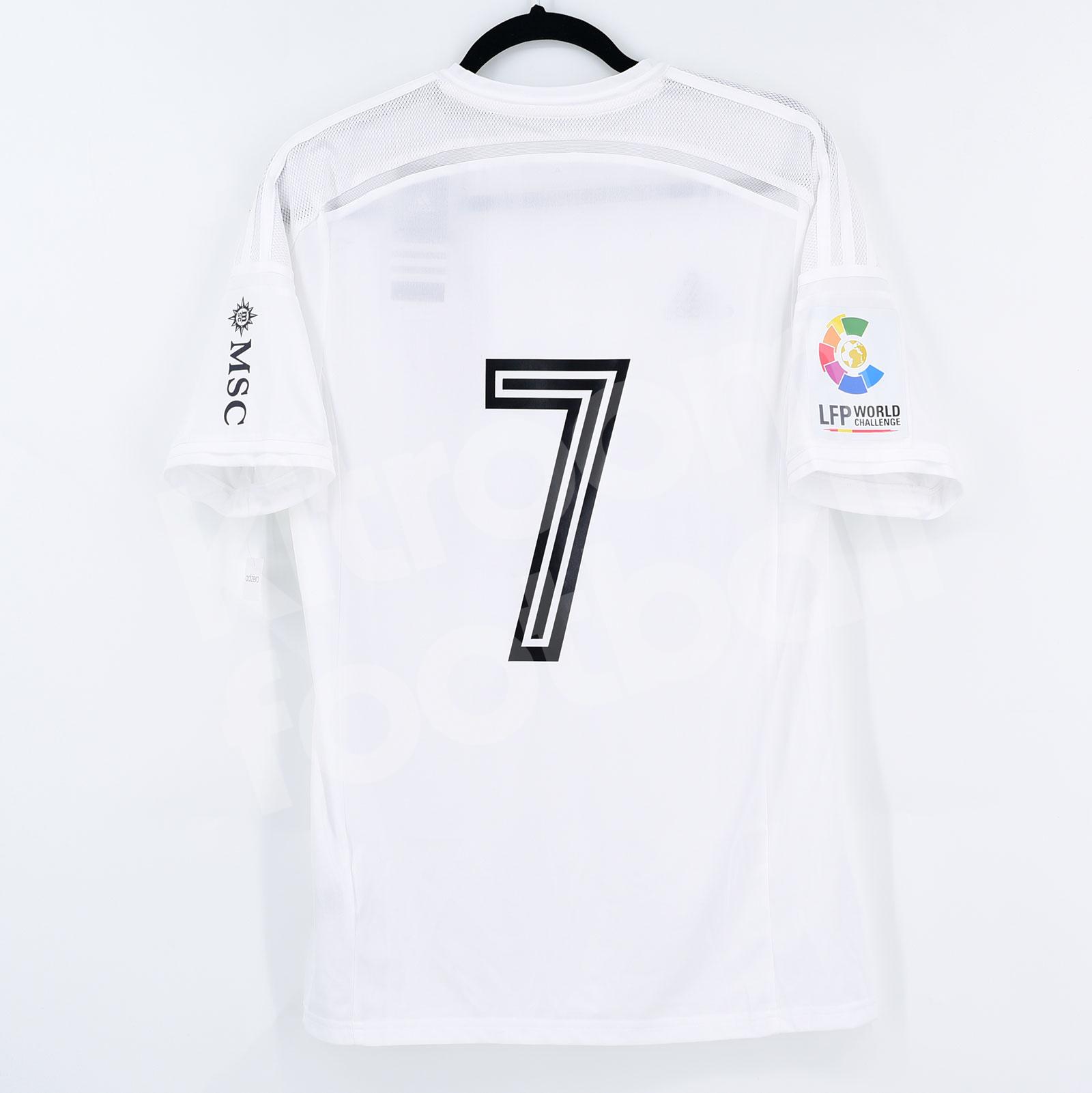 2000-01 REAL MADRID Third L/S No.7 RAUL Player Issue LA Liga RMCF jersey shirt e