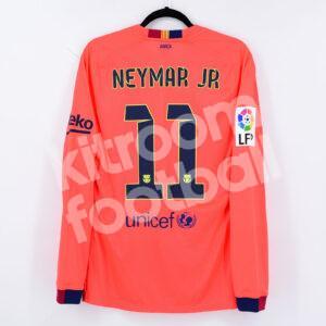 2014-15 Barcelona Player Issue Away Shirt #11 NEYMAR JR Size M La Liga Long Sleeves - Image 1