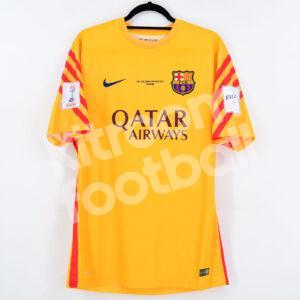 2015-16 Barcelona Player Issue Goalkeeper #13 C. BRAVO Match Un Worn FIFA World Club Cup - Image 3