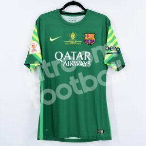 2015-16 Barcelona Goalkeeper #13 C. BRAVO Match Un Worn Copa del Rey - Image 3
