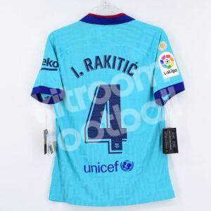 2019-20 Barcelona Third Shirt Match Authentic Vapor #4 I. RAKITIC (M) La Liga - Image 1