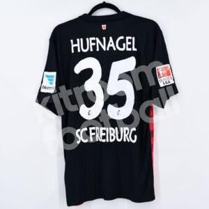 2015-16 SC Freiburg Home Shirt #35 HUFNAGEL Match Un Worn vs Malaga Friendly