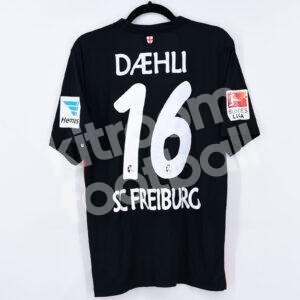 2015-16 SC Freiburg Home Shirt #16 DAEHLI Match Worn vs Malaga Friendly - Image 1