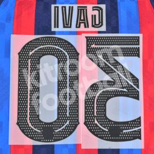 2022-23 Barcelona Home Name Number Set #30 GAVI Repro Cup - Image 3