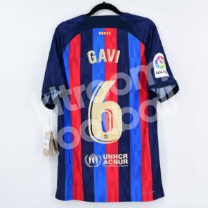 2022-23 Barcelona Home Match Shirt #6 GAVI M Dri-FIT ADV La Liga (DJ7643-452) - Image 1