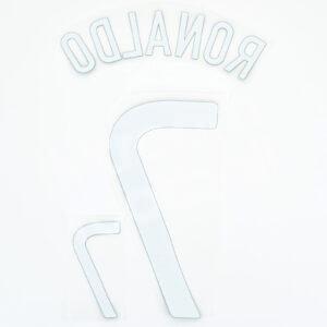 UEFA Euro 2008 Portugal Away Name Number Set #7 RONALDO Repro - Image 3