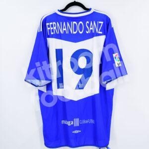2005-06 Málaga CF Home Shirt #19 FERNANDO SANZ Umbro XXL