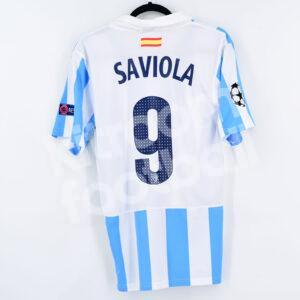 2012-13 Málaga CF Home Shirt #9 SAVIOLA (S) Very Good Champions League - Image 1