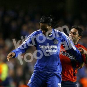 2007-08 Chelsea Home Player Issue Shirt #11 DROGBA Formotion Champions League - Image 5