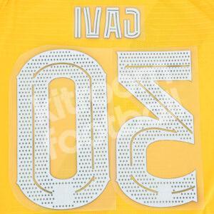 2021-22 Barcelona 4th Name Number Set #30 GAVI Cup Repro - Image 3