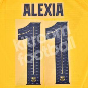 2019-23 Barcelona Away Name Number Set #11 ALEXIA Repro