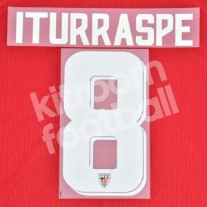 Official 2013-14 Ath. Club Bilbao Name Number Set #8 ITURRASPE