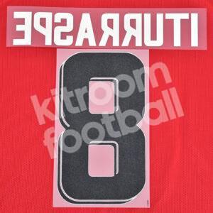 Official 2013-14 Ath. Club Bilbao Name Number Set #8 ITURRASPE - Image 3