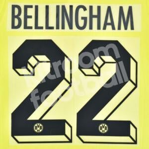 2022-23 Borussia Dortmund Home Name Set #22 BELLINGHAM Repro