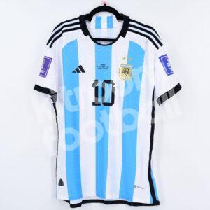 FIFA World Cup 2022 Argentina Home Shirt #10 MESSI (L) Final vs France BNWOT - Image 3