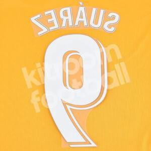 Official 2019-20 Barcelona Away Name Number Set #9 SUAREZ La Liga Stadium Version - Image 3