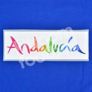 Malaga CF Andalucia Sponsor Patch Color Parche Publicidad Repro