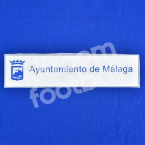 Malaga CF Ayuntamiento Sponsor Patch Parche Publicidad Repro
