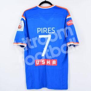 2014-15 FC GOA Home Shirt #7 PIRES Match Worn India Club XXL - Image 1