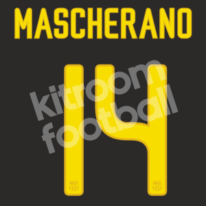 2011-12 Barcelona Name Number Set #14 MASCHERANO Repro