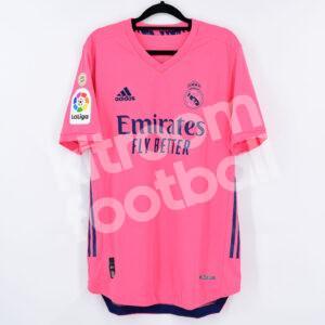 2020-21 Real Madrid Authentic Away Shirt #9 BENZEMA La Liga BNWT M - Image 3