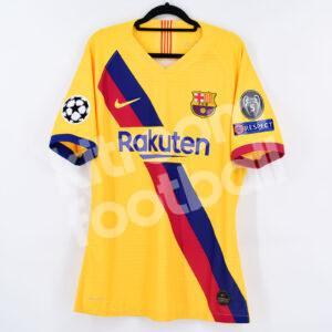 2019-20 Barcelona Player Issue Away Shirt #10 MESSI L Champions League - Image 3