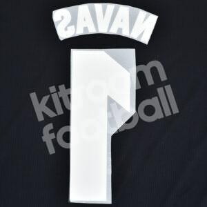 2017-18 Real Madrid La Liga Away Name Number Set #1 NAVAS Repro - Image 4