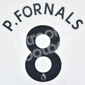 2019-23 Westham Name Number Set Black #8 P. FORNALS Repro