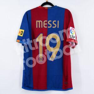 2006-07 Barcelona Home Shirt #19 MESSI Nike (Very Good) M SPHERE DRY - Image 1