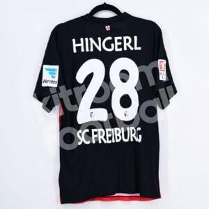 2015-16 SC Freiburg Home Shirt #28 HINGREL Match Un Worn vs Malaga Friendly