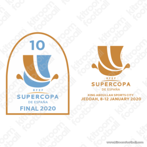 2019-20 Real Madrid Supercopa (Spain) Home 2020 Patch (Repro)