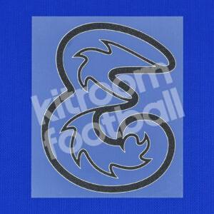 2022-23 Chelsea Three Logo 3 Sponsor Patch White Repro - Image 3