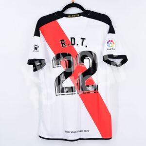 2018-19 Rayo Vallecano Home Shirt #22 RAUL DE TOMAS (M) Good - Image 1