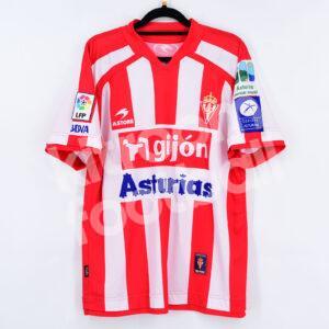 2004-05 Spoting Gijon Home Shirt #20 R. CAMARA Match Worn Camiseta (M) - Image 3