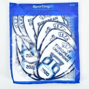 New 2023-24 Original Player Issue UEFA European Champions 2020 Italy Patch Sporting ID - Image 3