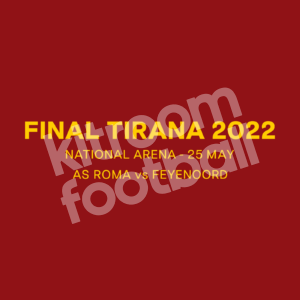 AS Roma Final Tirana 2022 UEFA Conference League MDT vs Feyenoord Repro - Image 1