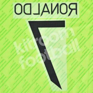 2022-23 Manchester United Third Name Number Set #7 RONALDO Cup Repro - Image 3