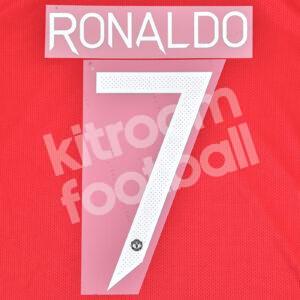 2021-23 Manchester United Home Name Number Set #7 RONALDO Cup Repro