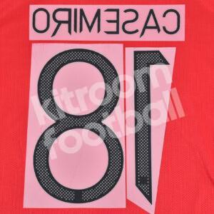 2022-23 Manchester United Home Name Number Set #18 CASEMIRO Cup Repro - Image 3