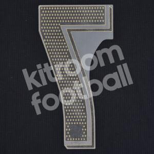 Original Player Issue 2020-21 Barcelona Number Away La Liga Gold #7 Avery - Image 3