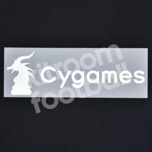Original Player Issue Juventus Cygames Sponsor Patch White Dekographics