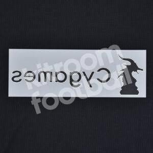 Original Player Issue Juventus Cygames Sponsor Patch White Dekographics - Image 3