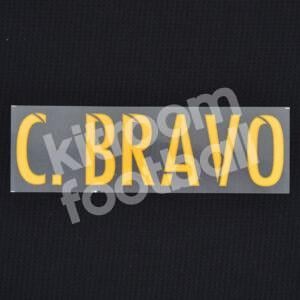 Original Player Issue 2015-17 Barcelona Home Name Block Claudio BRAVO Avery