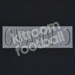 Original Player Issue 2015-17 Barcelona Home Name Block Claudio BRAVO Avery - Image 3