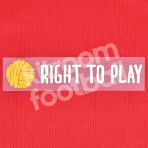 Original Player Issue 2019-21 Liverpool Right To Play Sponsor Patch