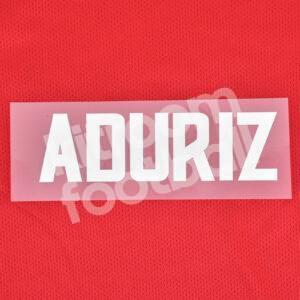2013-14 Bilbao Name Block ADURIZ Repro