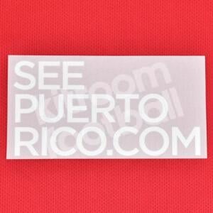 Official 2016-17 Sevilla CF SEE PUERTO RICO Sponsor Patch Flock White