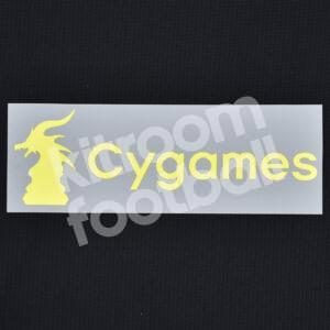 Juventus Cygames Sponsor Patch Yellow Repro