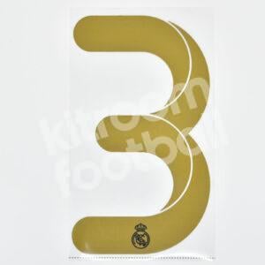 Original Player Issue 2011-12 Real Madrid Home Number #3 Sporting ID