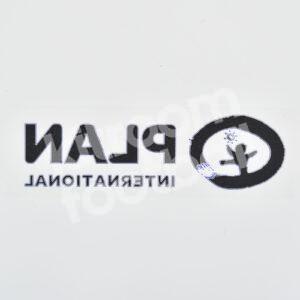 Original Player Issue Chelsea Plan International Sponsor Patch Blue - Image 3